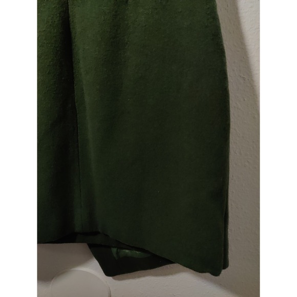 Kate Spade Saturday Green Wool Blend Strapless Mini Wrap Dress Women's Size 2 - Picture 10 of 11